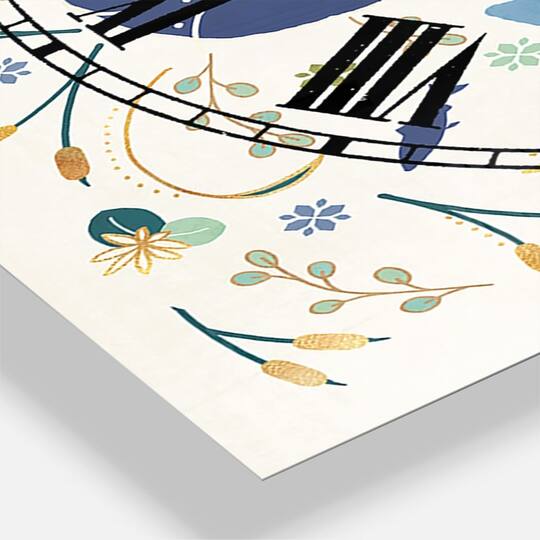 Designart Just A Lakeaholic Lake House 3 Panel Wall Clock
